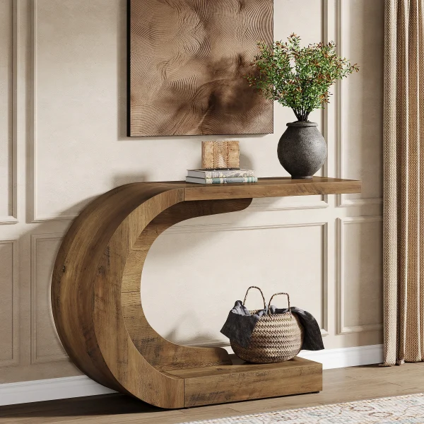 Tribesigns 43.3" Mid-Century Modern Console Table