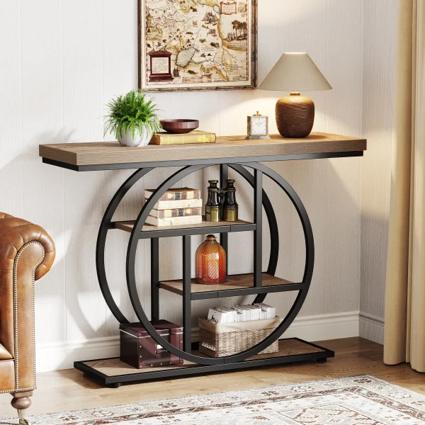 Console Table, 4-Tier Entryway Table